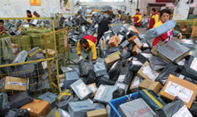 “雙11”包裹洪峰來襲，創(chuàng)藝龍快遞安檢機保安全